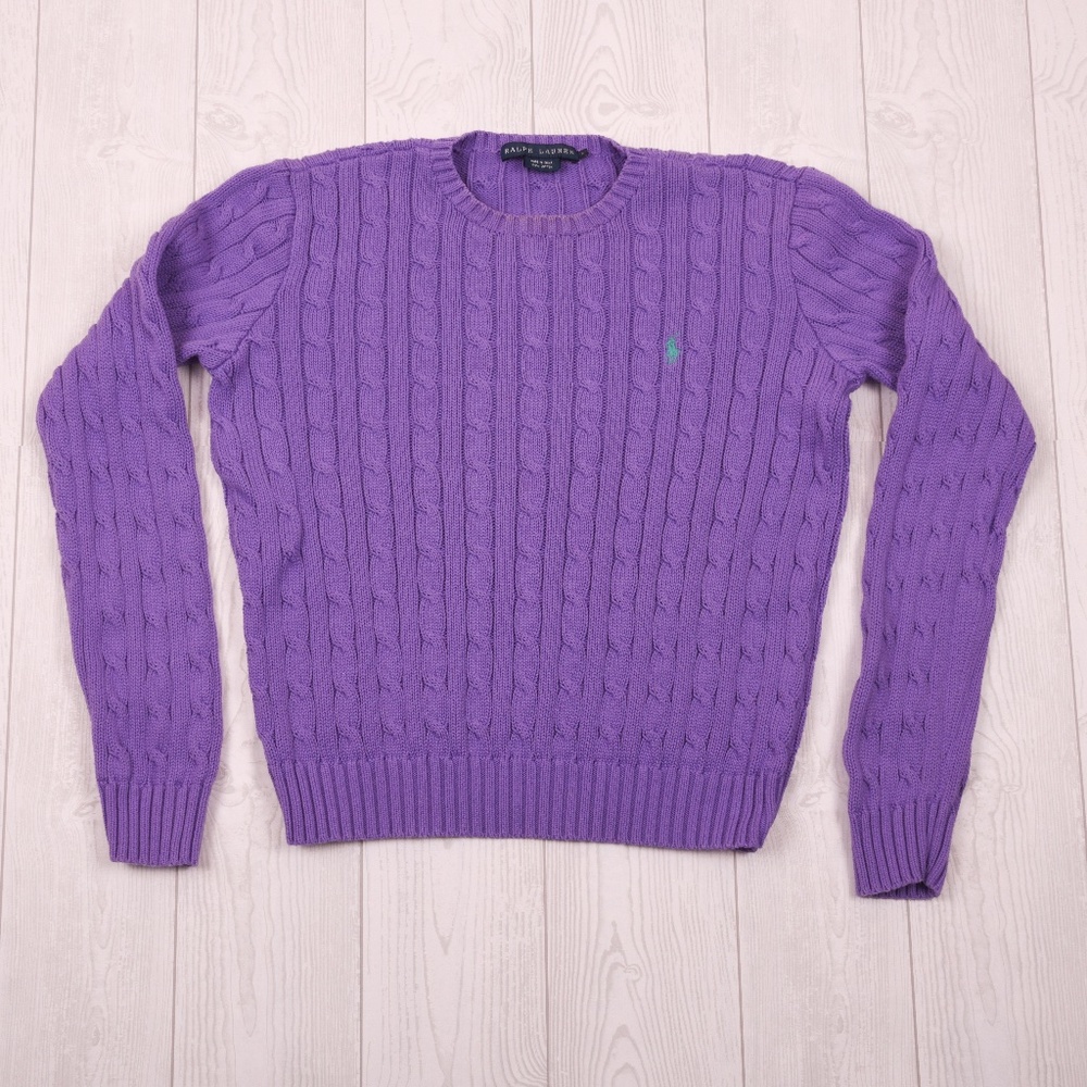 Ralph Lauren Cable-Knit Cotton Sweater